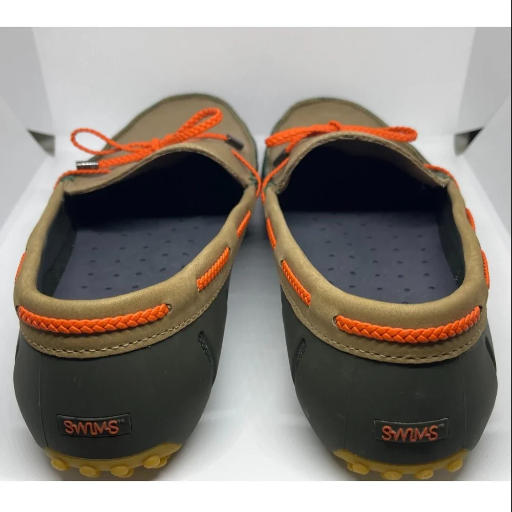 SWIMS Loafers Boat Tan Orange Shoes